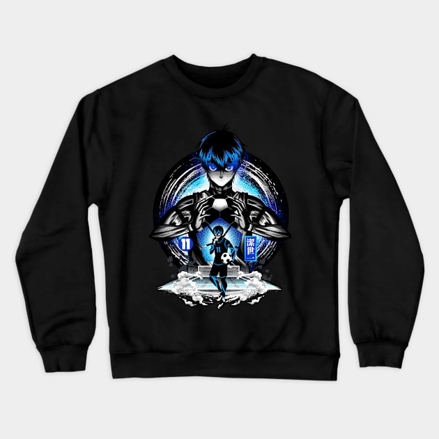 Ace player of BlueLock Crewneck Sweatshirt by HyperTwenty